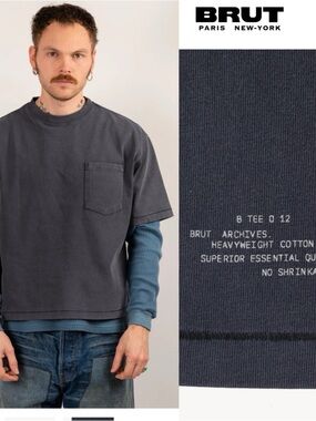 NWT Brut THE BEST POCKET T-SHIRT Size Medium